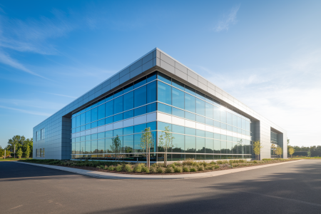 immeuble-moderne-fenetres-verdure-ciel-bleu