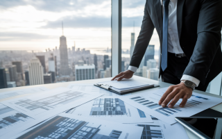 investisseur-immobilier-documents-bureau-ville