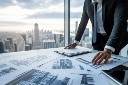 investisseur-immobilier-documents-bureau-ville