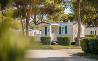 mobilhome-camping-porche-arbres