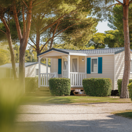 mobilhome-camping-porche-arbres