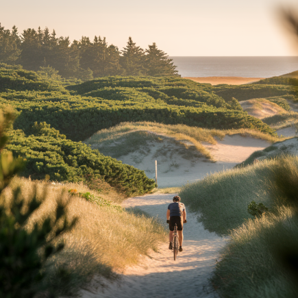 paysage-pins-dunes-cycliste-ocean
