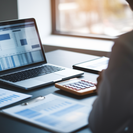 personne-dos-bureau-portable-calculatrice