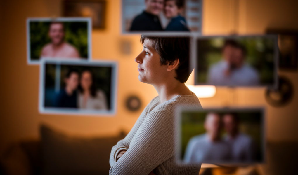 personne-pensive-mur-photos-famille