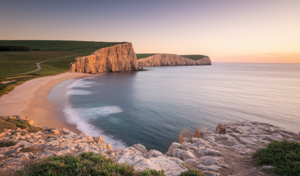quiberon-falaises-plage-coucher-soleil