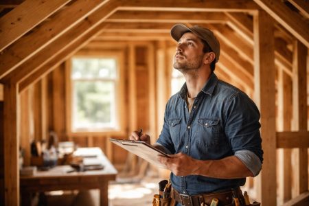 personne-charpente-bois-maison-construction