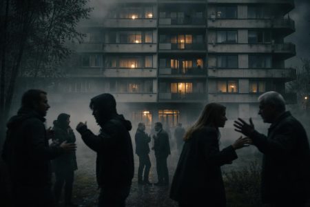 batiment-residentiel-silhouettes-discussion