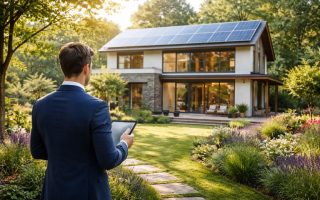 agent-immobilier-tablette-maison-ecologique