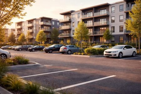 appartements-modernes-parking-voitures-lumiere-douce