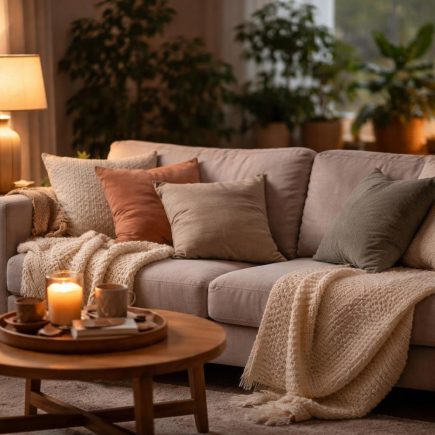 salon-confortable-coussins-canape-lampe-plantes