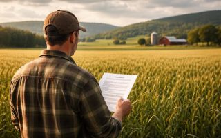 agriculteur-champ-ciel-nuageux-collines