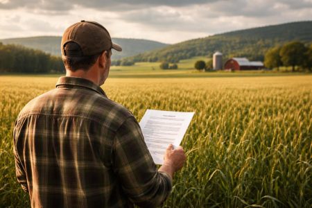 agriculteur-champ-ciel-nuageux-collines