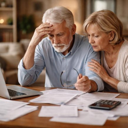 couple-age-papiers-ordinateur-salon