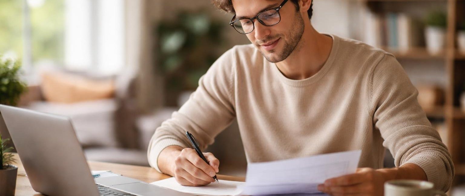 jeune-adulte-table-documents-ordinateur