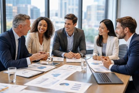 professionnels-tenue-table-conference-vue-ville