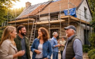 maison-traditionnelle-toiture-travaux-echafaudages
