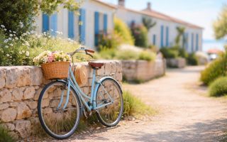velo-muret-maisons-volets-bleus