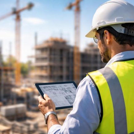 professionnel-batiment-tablette-chantier-grues